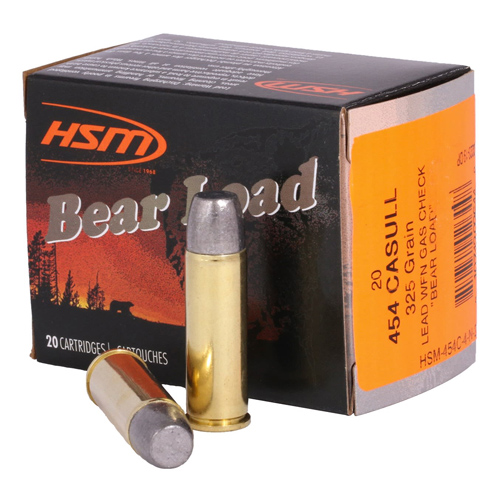 HSM Bear Load 454 CAS 325 Grain WFN Gas 20 Rounds